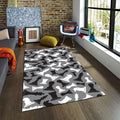 Chess Rug, Queens Gambit Rug, Modern Rug, Area Rug, 6x8 Rug