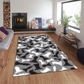 Chess Rug, Queens Gambit Rug, Modern Rug, Area Rug, 6x8 Rug