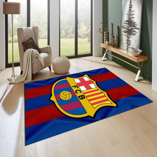 FC Barcelona Rug Barcelona Rug Barça Carpet for Fans & Kids Room