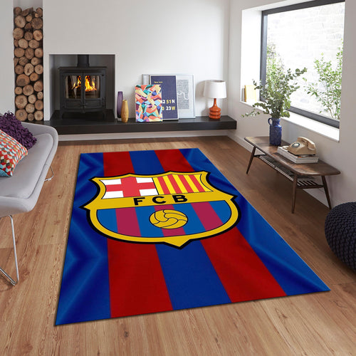 FC Barcelona Rug Barcelona Rug Barça Carpet for Fans & Kids Room