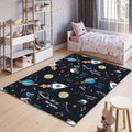 Astronaut Rug: Kids Galaxy Play Mat