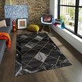Marble Rug: Modern Living Room Decor