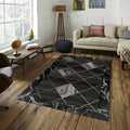 Marble Rug: Modern Living Room Decor