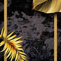 Black Floral Area Rug, Modern Living Room Decor,Bathroom Decor