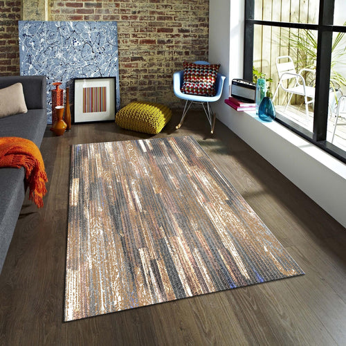 Striped Rug Area Rug, Modern Living Room Decor, Bathroom