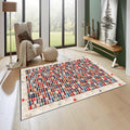 Striped Rug Area Rug, Modern Living Room Decor, Bathroom