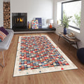 Striped Rug Area Rug, Modern Living Room Decor, Bathroom