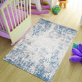Blue Decor Rug, Abstract Rug, Area Rug, Modern Living Room Decor