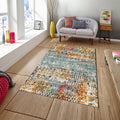 Colorful Rug, Abstract Rug, Area Rug, Modern Living Room Decor