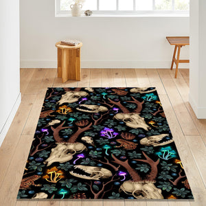 Goat Rug Art Rug Abstract rug Non-Slip Washable Art Rug Modern