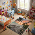 Paradise Rug, Sunburst Ocean Rug