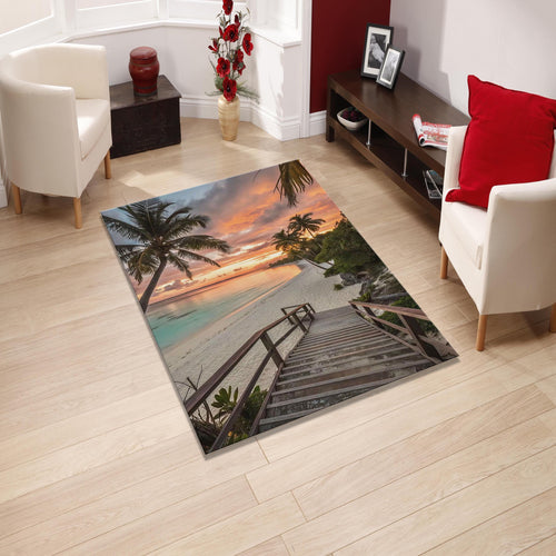 Paradise Rug, Sunburst Ocean Rug