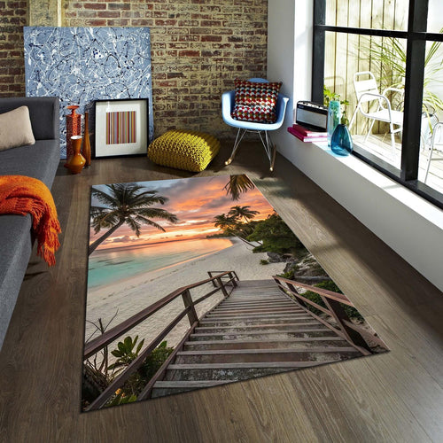 Paradise Rug, Sunburst Ocean Rug