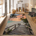 Paradise Rug, Sunburst Ocean Rug
