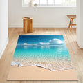 Ocean Rug Beach Rug Paradise Rug Art Rug Nature Rug Nonslip Rug