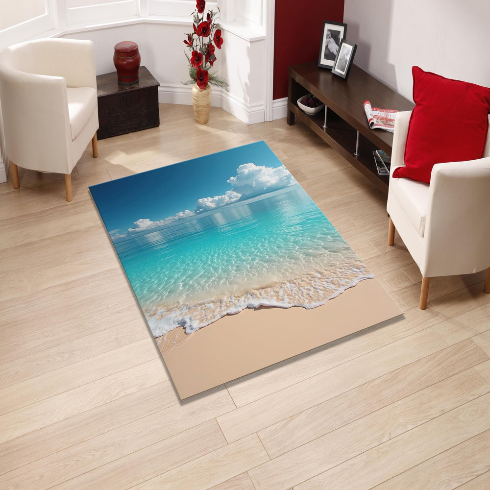 Ocean Rug Beach Rug Paradise Rug Art Rug Nature Rug Nonslip Rug