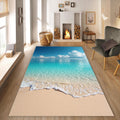 Ocean Rug Beach Rug Paradise Rug Art Rug Nature Rug Nonslip Rug