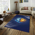 Sun Rug Moon Rug Kids Play Rug Nursery Decor Playground Carpet