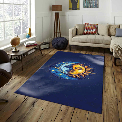 Sun Rug Moon Rug Kids Play Rug Nursery Decor Playground Carpet