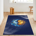 Sun Rug Moon Rug Kids Play Rug Nursery Decor Playground Carpet