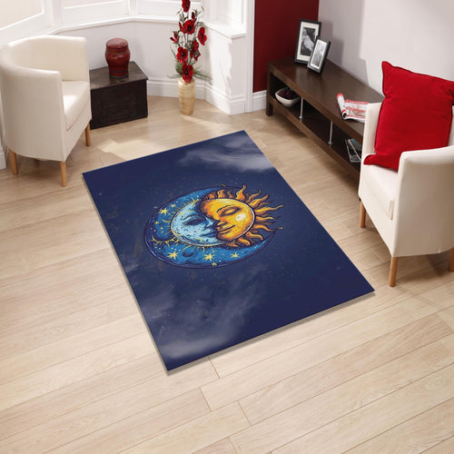 Sun Rug Moon Rug Kids Play Rug Nursery Decor Playground Carpet
