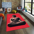 Buddha Rug Meditation Rug Ethereal Rug Non-Slip Washable Rug