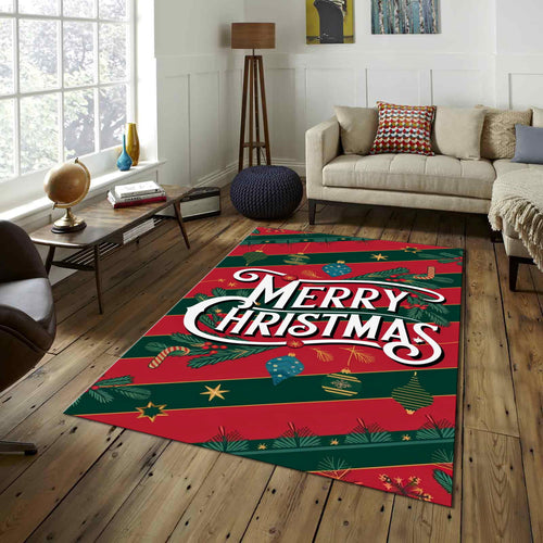 Merry Christmas Rug, Christmas Rug