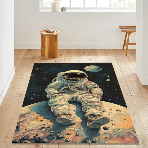 Astronaut Rug Space Rug Nasa Rug Planet Rug Kids Play Rug Nursery