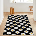 Daisy Rug Nonslip Rug Modern Rug 8x10 Rug Area Rug Macabre Rug