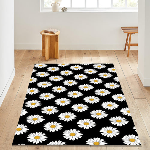 Daisy Rug Nonslip Rug Modern Rug 8x10 Rug Area Rug Macabre Rug