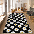 Daisy Rug Nonslip Rug Modern Rug 8x10 Rug Area Rug Macabre Rug
