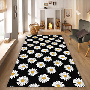 Daisy Rug Nonslip Rug Modern Rug 8x10 Rug Area Rug Macabre Rug