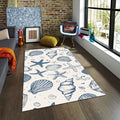 Seashell Rug Kids Play Rug Nursery Decor Playground Carpet Kids