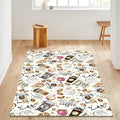 Coffee Shop Rug, Coffee Pattern Rug