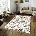 Coffee Shop Rug, Coffee Pattern Rug