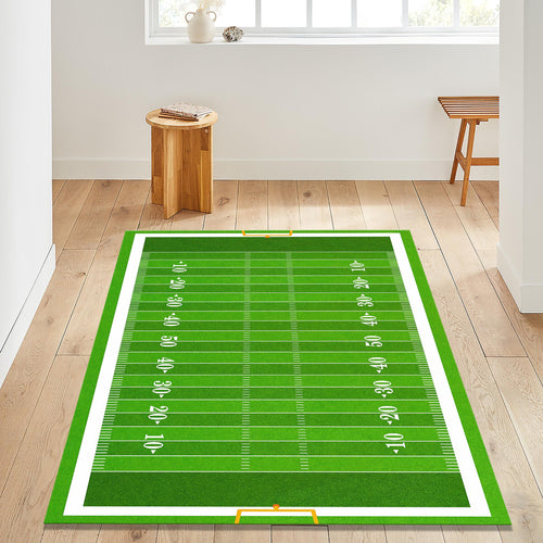 American Football Rug, Soccer Field Rug