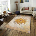 Sunburst Rug, Mystical Art Rug