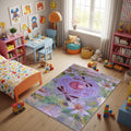 Dragonfly Rug Floral Rug Abstract rug Non-Slip Washable Art Rug