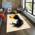 Buddha Rug Meditation Rug Ethereal Rug Non-Slip Washable Rug