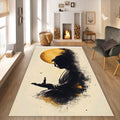 Buddha Rug Meditation Rug Ethereal Rug Non-Slip Washable Rug