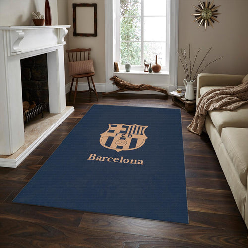 FC Barcelona Rug, FC Barcelona Rug: Football Team Area Carpet