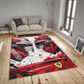 Ferrari F1 Rug, Ferrari Helmet Rug: Formula 1 Racing Decor