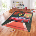 Ferrari F1 Rug, Ferrari F40 Area Rug: Car Enthusiast Gift