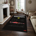 Ferrari F1 Rug, Ferrari F1 Car Rug: Personalized Garage Decor