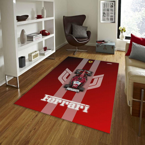 Ferrari F1 Rug Ferrari F1 Racing Car Rug - Personalized Car