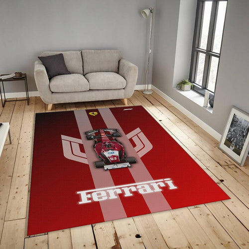 Ferrari F1 Rug Ferrari F1 Racing Car Rug - Personalized Car
