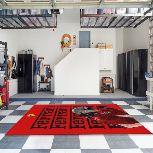 Ferrari F1 Rug Ferrari F1 Driver Rug: Personalized Car Enthusiast