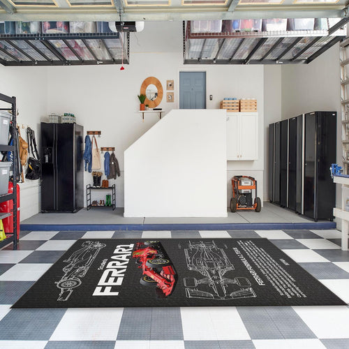 Ferrari F1 Rug, Ferrari F1 Racing Carpet - Car Enthusiast Gift