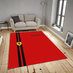 Ferrari F1 Rug, Ferrari Garage Rug: Formula 1 Racing Car Gift