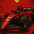 Ferrari F1 Rug Ferrari F1 Car Rug Formula 1 Racing Carpet for